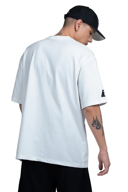 TANJIM RACE T-SHIRT - WHITE