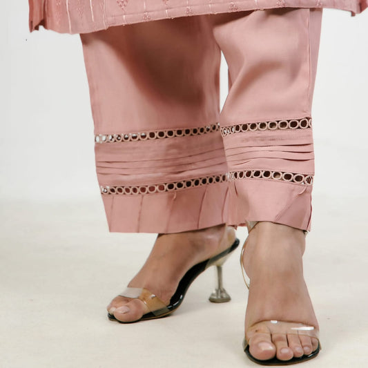 Pk Two pieces set (Salmon Pink)